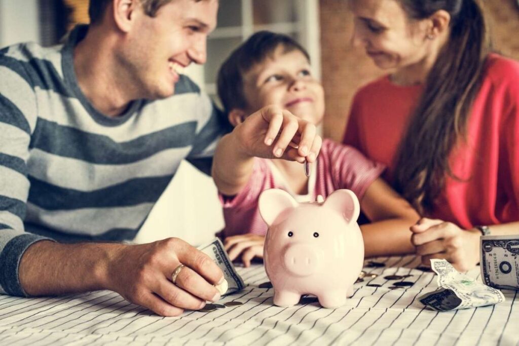 how to save money for your kids