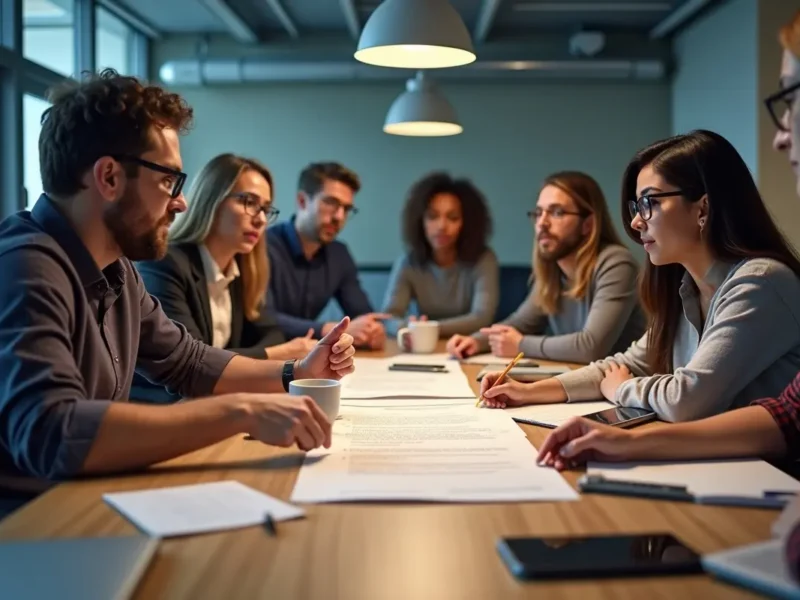 project team reviewing outdated requirements document before project kickoff begins